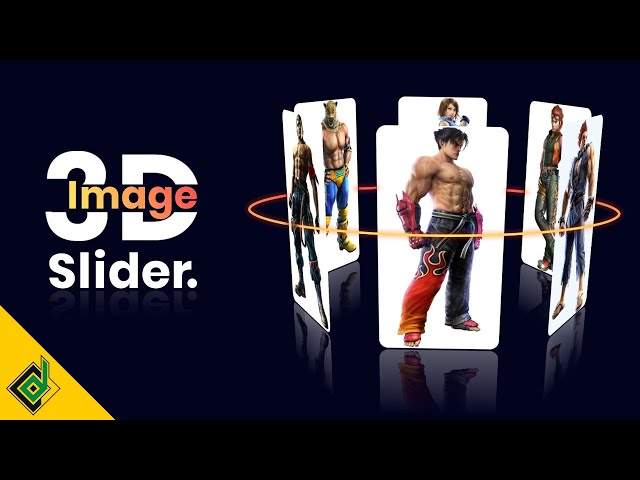 3D Image Carousel Slider Using Vanilla JS | JavaScript Projects