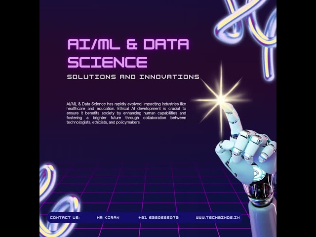 Join our AI & ML Data Science Course designed for beginners and aspiring data professionals.