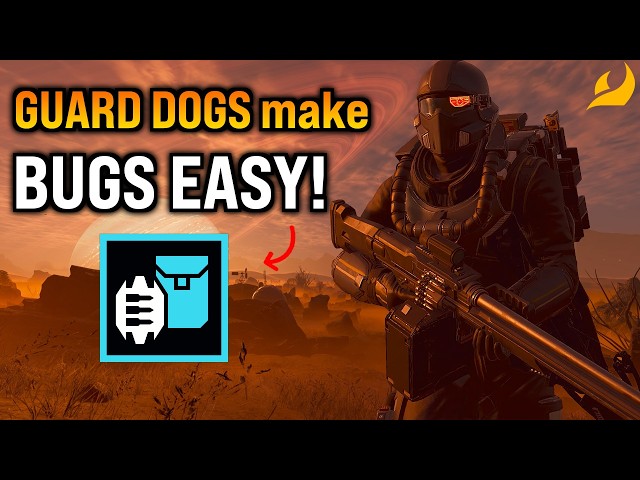Helldivers 2 - Guard Dogs make the Bugs EASY, Solo Max Difficulty (Full Clear)
