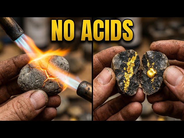 Extract Gold at Home: Fire, Water & Density (No Acids)