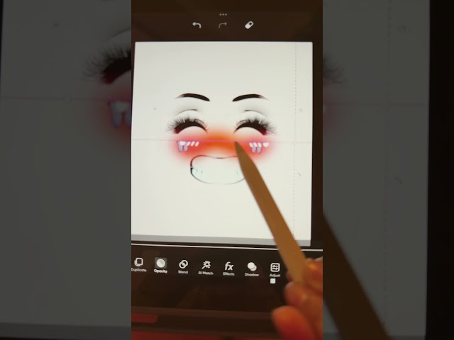 How to make an preppy Roblox face on picsart