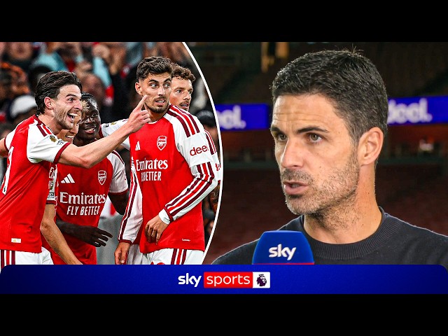 Mikel Arteta's FULL post-match interview as Arsenal beat Coventry 3-0