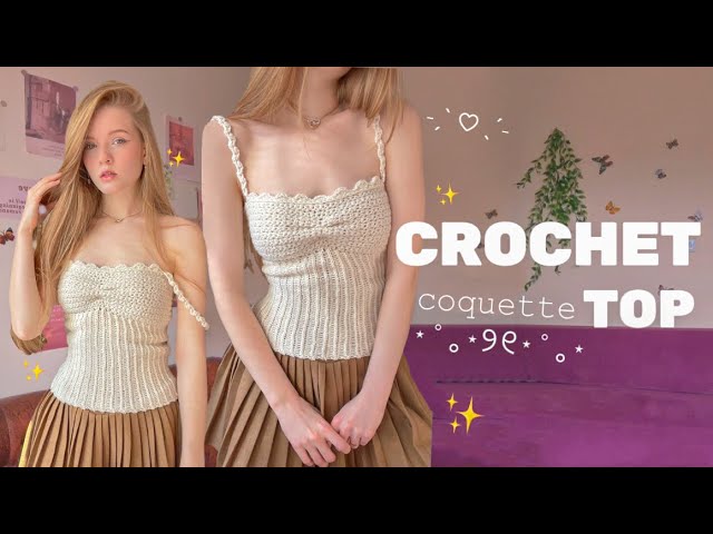 CROCHET coquette TOP ✨ / super easy