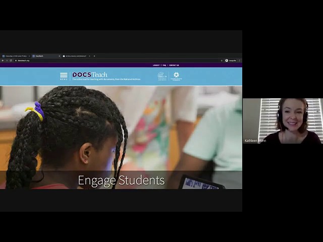 Getting Started with DocsTeach: Finding and Sharing Primary Source Documents