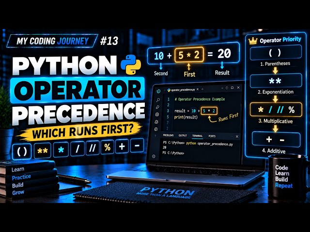 Python Operator Precedence Kaise Kaam Karta Hai? | Order of Operations Explained #13