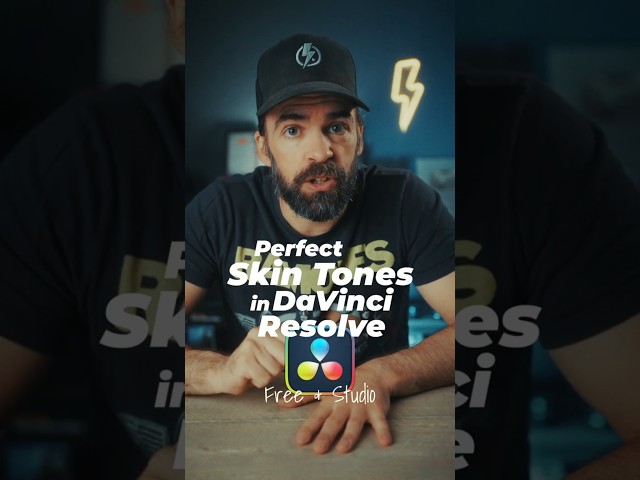 How to Get Perfect Skin Tones in Davinci Resolve 20 💯