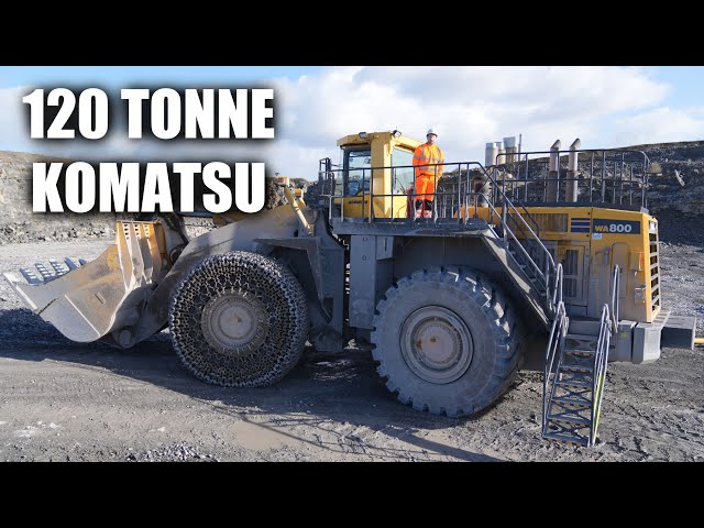 Irish Cement Komatsu WA800 Wheel Loader