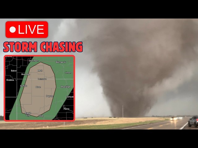 CLASSIC DAKOTAS TORNADO THREAT: LIVE STORM CHASER