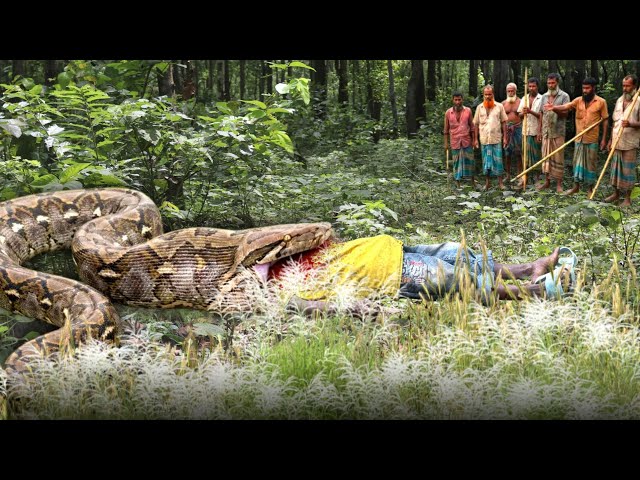Anaconda Snake Attack Boys In Forrest | An Anaconda Snake Attack Brief Story | snake attack 