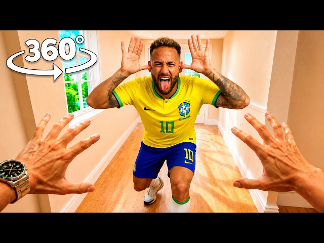 Neymar BROKE Into YOUR HOUSE… RUN NOW! (VR 360° 4K Video)