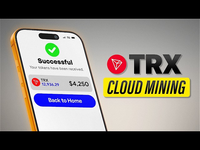 TRX Cloud Mining | Mine TRON Without Hardware