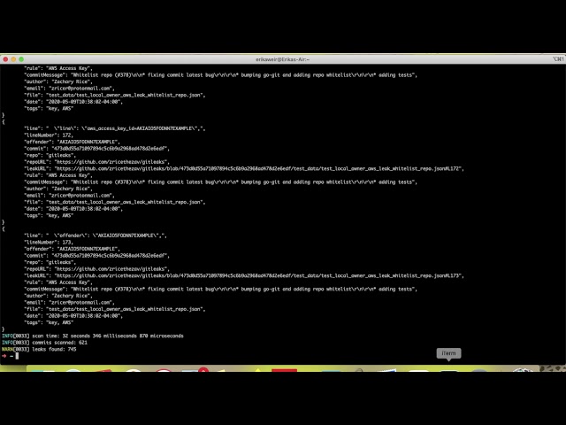 Introduction to GitLeaks
