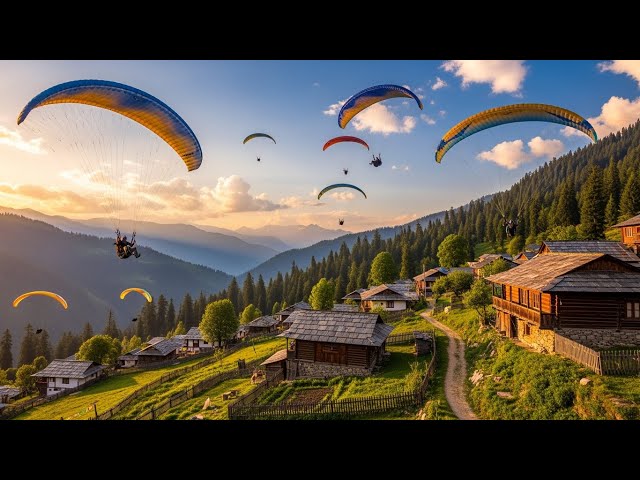 Life in Bir Billing - Paragliding capital of India | Peaceful village with scenic vibes by 📷 Nishant