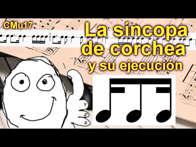 Eighth note syncopation and its execution. Music lesson 17, interactive, easy, and fun.