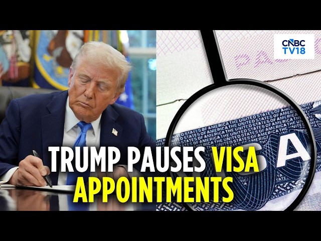 US Pauses Visa Processing, Millions Of Applicants Left In Uncertainty | TRUMP | US Visa