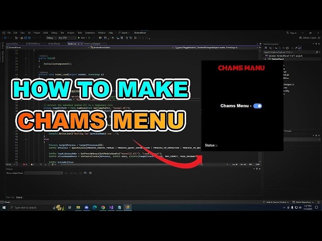 How To Make Location Panel C# 🎯A To Z || How to make Chams Menu Full Tutorial 👺 1000% SAFE ||