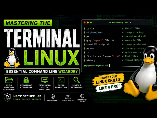 Mastering Linux Terminal: Essential Commands You Must Know