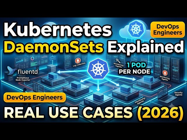 Kubernetes DaemonSets Explained with Real Use Cases — Full Guide for DevOps Engineers (2026)
