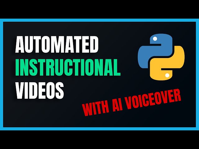Making Automated Instructional Videos w/ AI Voiceover (Playwright + ElevenLabs + MoviePy)