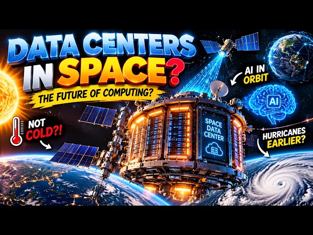 What If Data Centers Moved to SPACE? 🛰️ The Future of Computing 🤯#trending #algorithm #viral