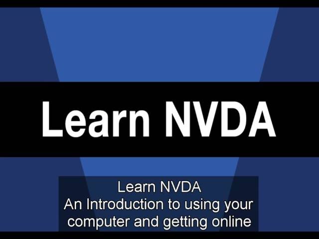 Learn NVDA: Windows Basics, Part 2