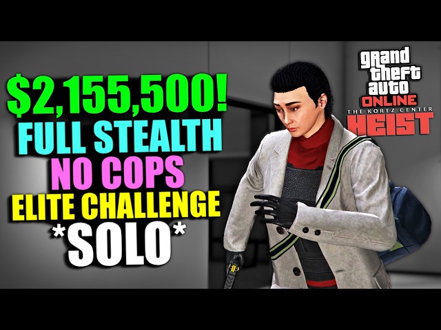 Get $2 Million From The Kortz Center Heist This Week!, Solo Run, Elite Challenge, Undetected