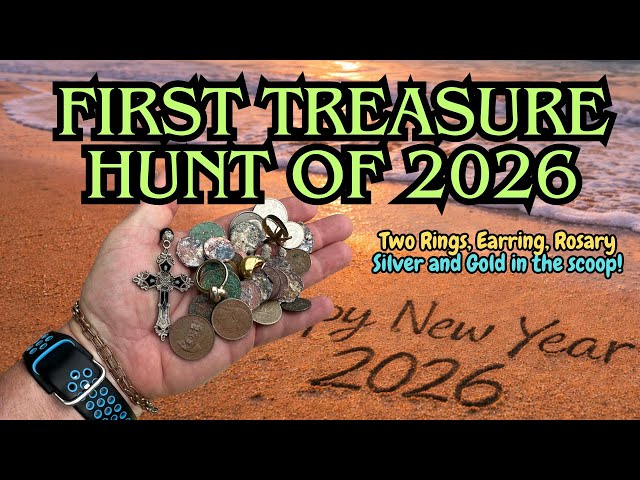 First Metal Detecting Hunt of 2026 | Found Jewelry and Rare Coins!