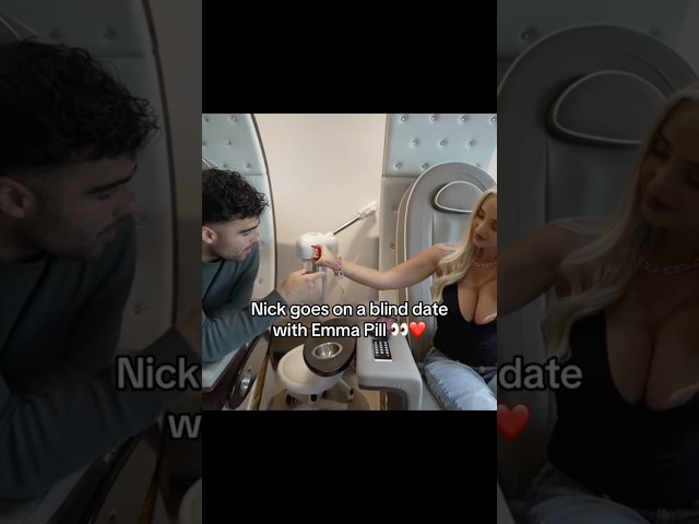 Nick tiene una cita a ciegas con Emma Pill 👀❤️ #nicknayersina #emmapill