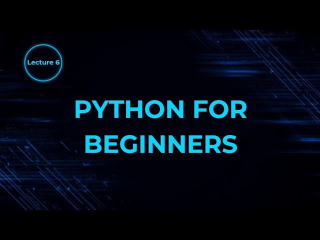 Lecture - 06 (Python selection statements- if else and elif)