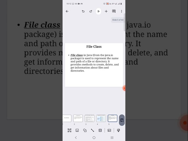 File handling in java