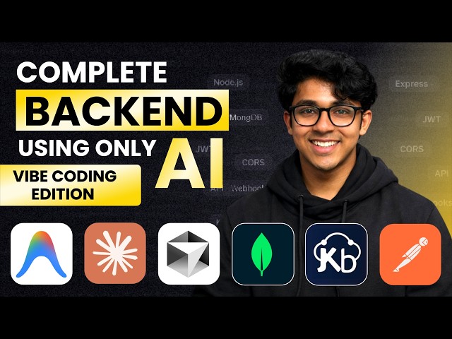 Complete Backend Course | Beginner to Advanced | Node.js, Express, MongoDB + Vibe Coding with AI