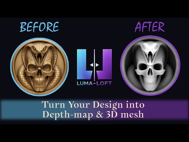 Create Depth Maps & 3D Meshes from Images | Depth Map & Mesh Maker – Luma-Loft