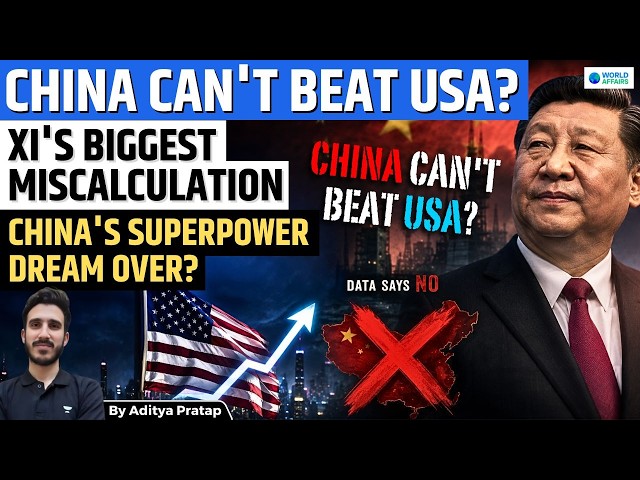 Xi Calls US a “Declining Power” — But Data EXPOSES China’s Real Weakness