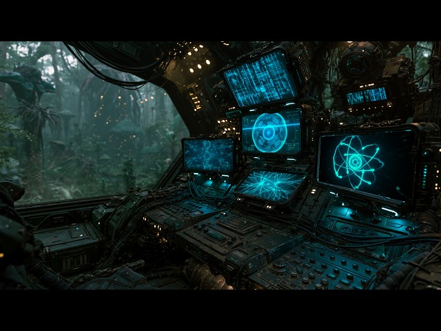 Bio-Dome Outpost: SciFi Soundscape for Concentration | Futuristic Control Room Ambience
