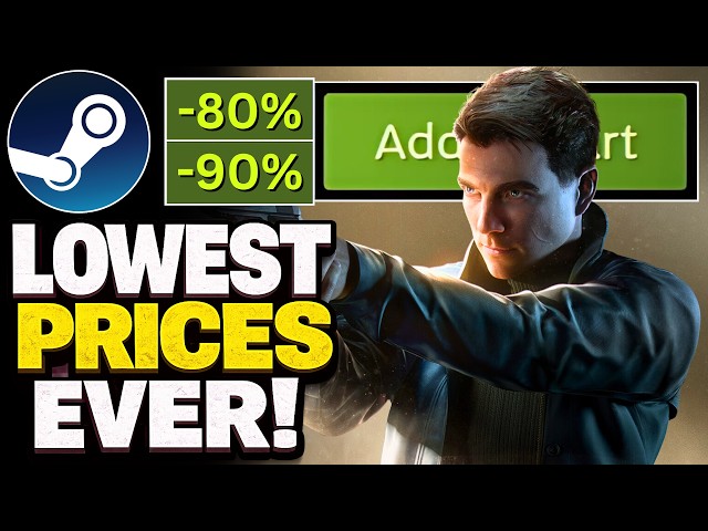 Steam Has Some INSANE Game Deals Right Now! (Up to 90% Off)