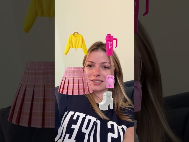 picking best BARBIE outfit🤩