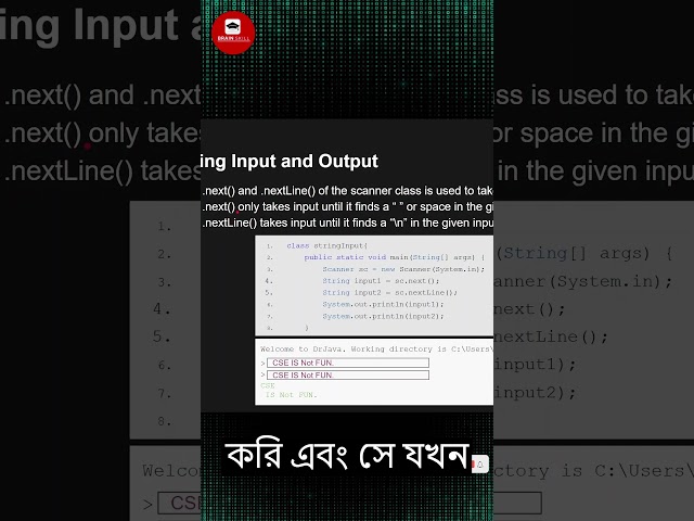 Learn java Programming String