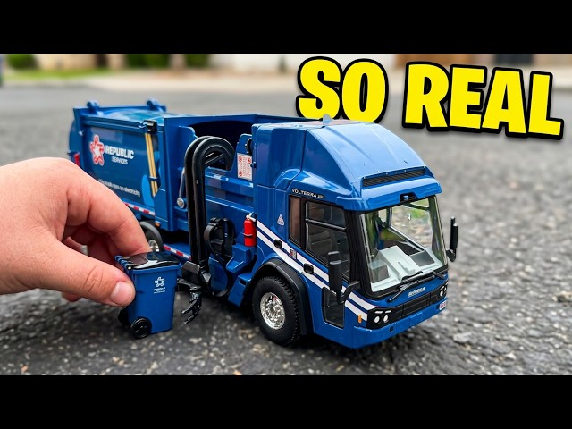 Best Toy Garbage Trucks for Kids! Republic Services & WM Pickup Action