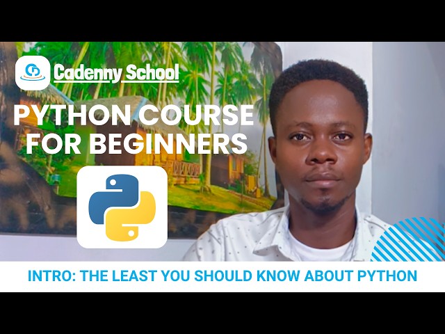 Introduction to Python: The least you should know