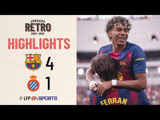 FC BARCELONA 4 - 1 RCD ESPANYOL | RESUMEN LALIGA EA SPORTS