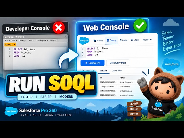 How to Run SOQL Queries in Salesforce Web Console | Developer Console Alternative