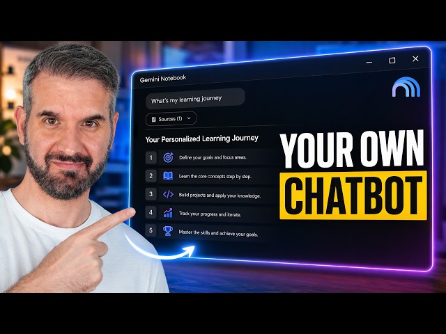 Build Your Own AI Chatbot in 3 Minutes with Gemini Notebook
