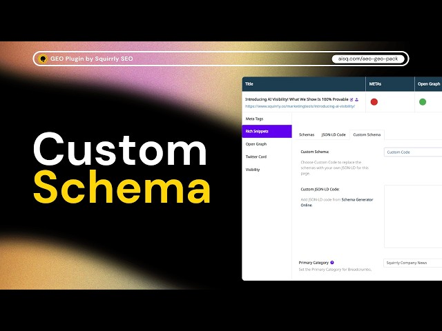 Your WordPress Site Recommended by ChatGPT: Using Schema Custom Code for AEO and GEO