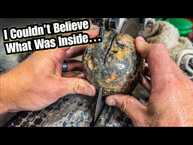 I Cut Open a MYSTERY Geode...  What's Inside Shocked Me!