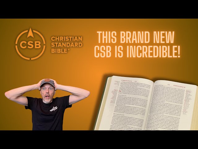 ¡Increíble nueva Biblia CSB!