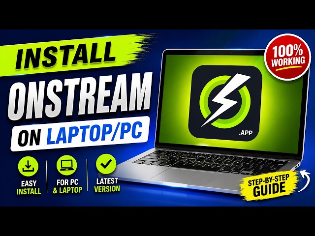 How to get Onstream PC or Laptop Latest Version l How to install onstream app on computer