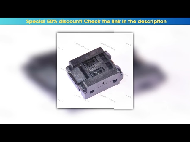 Get IC51-1284-1702 Test Socket LQFP128 0.4 IC Burning Socket Programming Socket••••••••••••••••••••