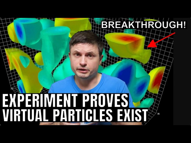 Actual Evidence of Virtual Particle Turning Into Real Matter!