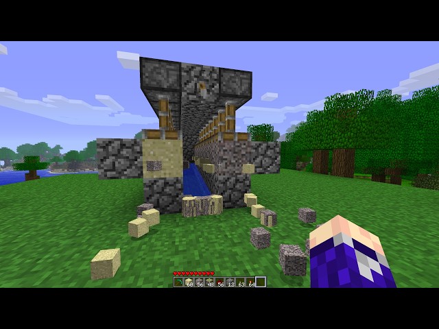 How to Build a Sand and Gravel Duper in Minecraft Beta 1.7.3