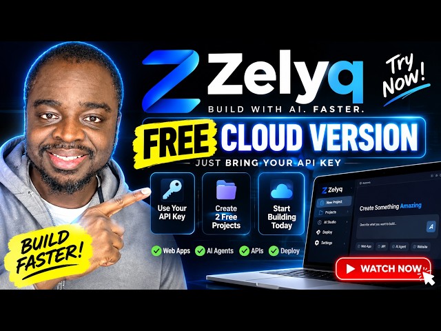 Zelyq Cloud Is FREE 🚀 Build 2 AI Projects With Your Own API Key